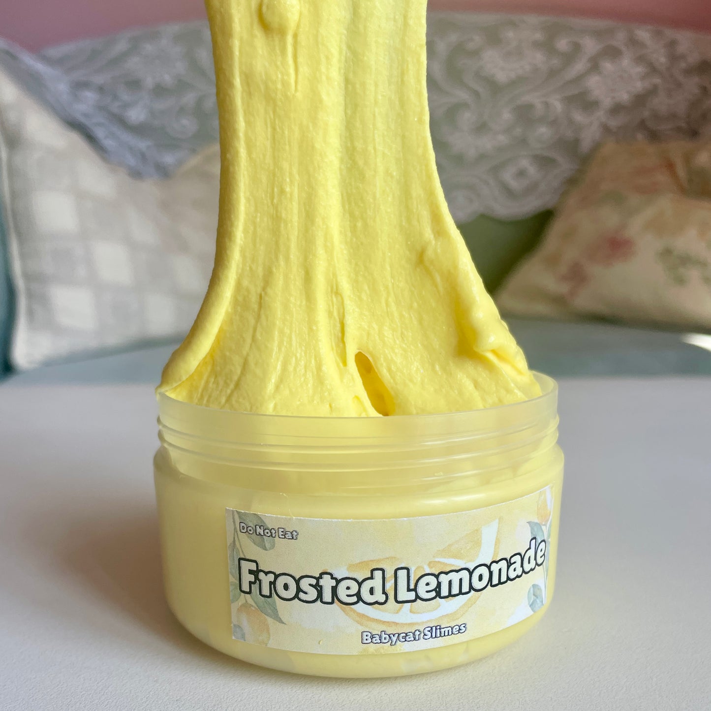 Frosted Lemonade - Butter + cloud = snowbutter slime