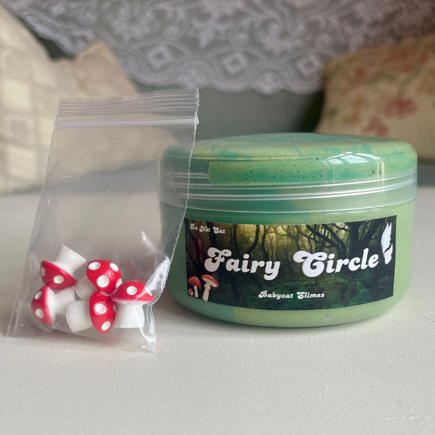 Fairy Circle - Snow butter perlite slime