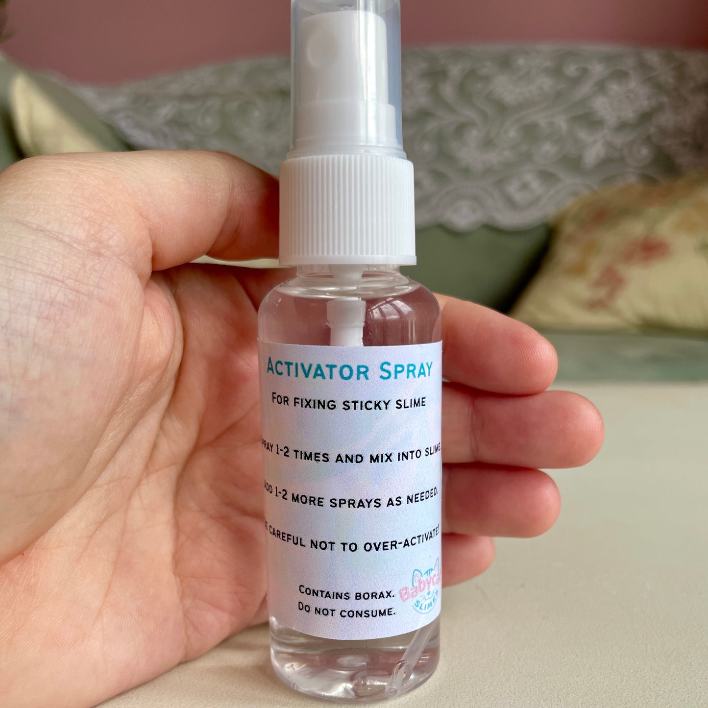 Activator Spray - for fixing sticky slime
