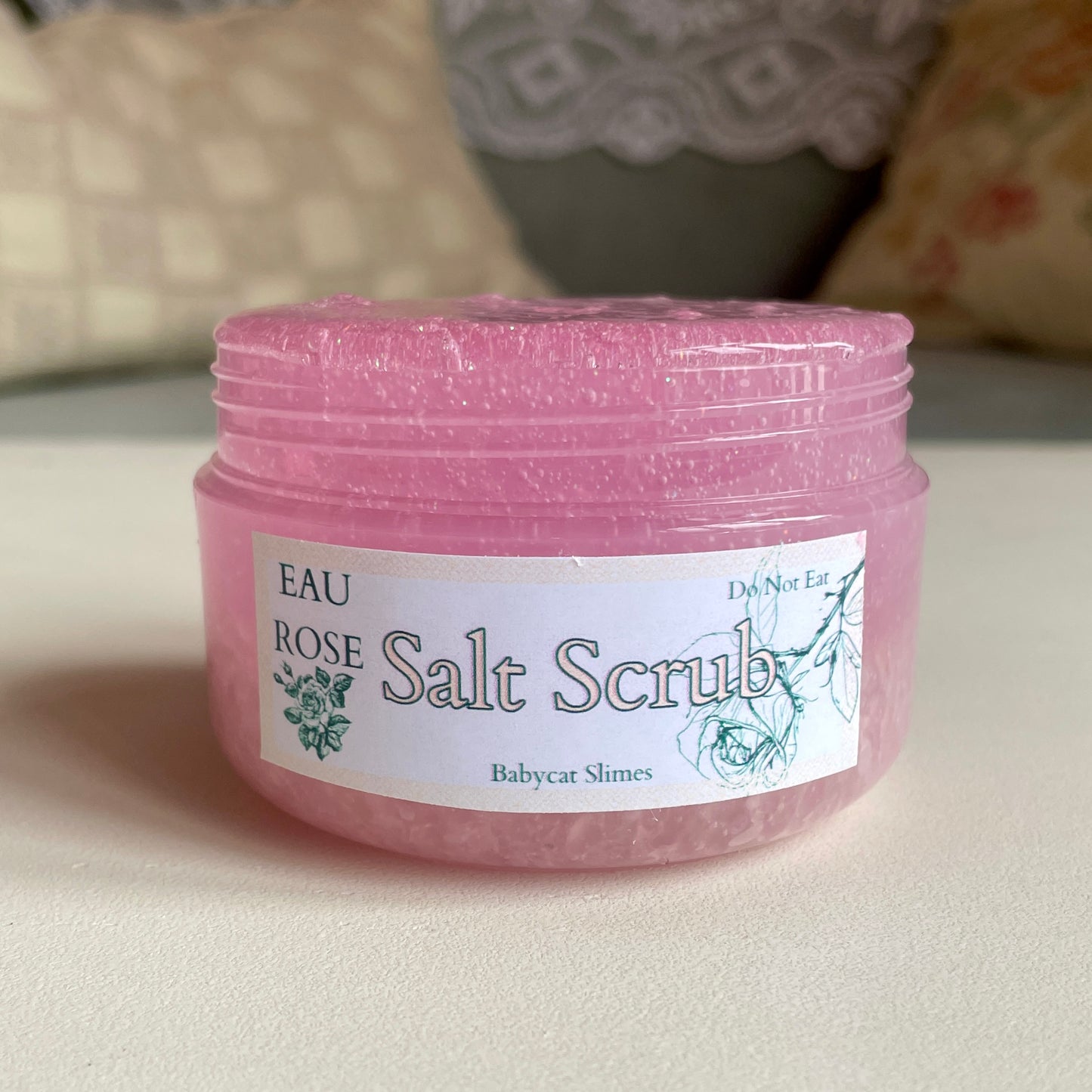 Eau Rose Salt Scrub - Korean clear crunchy + DIY Clay
