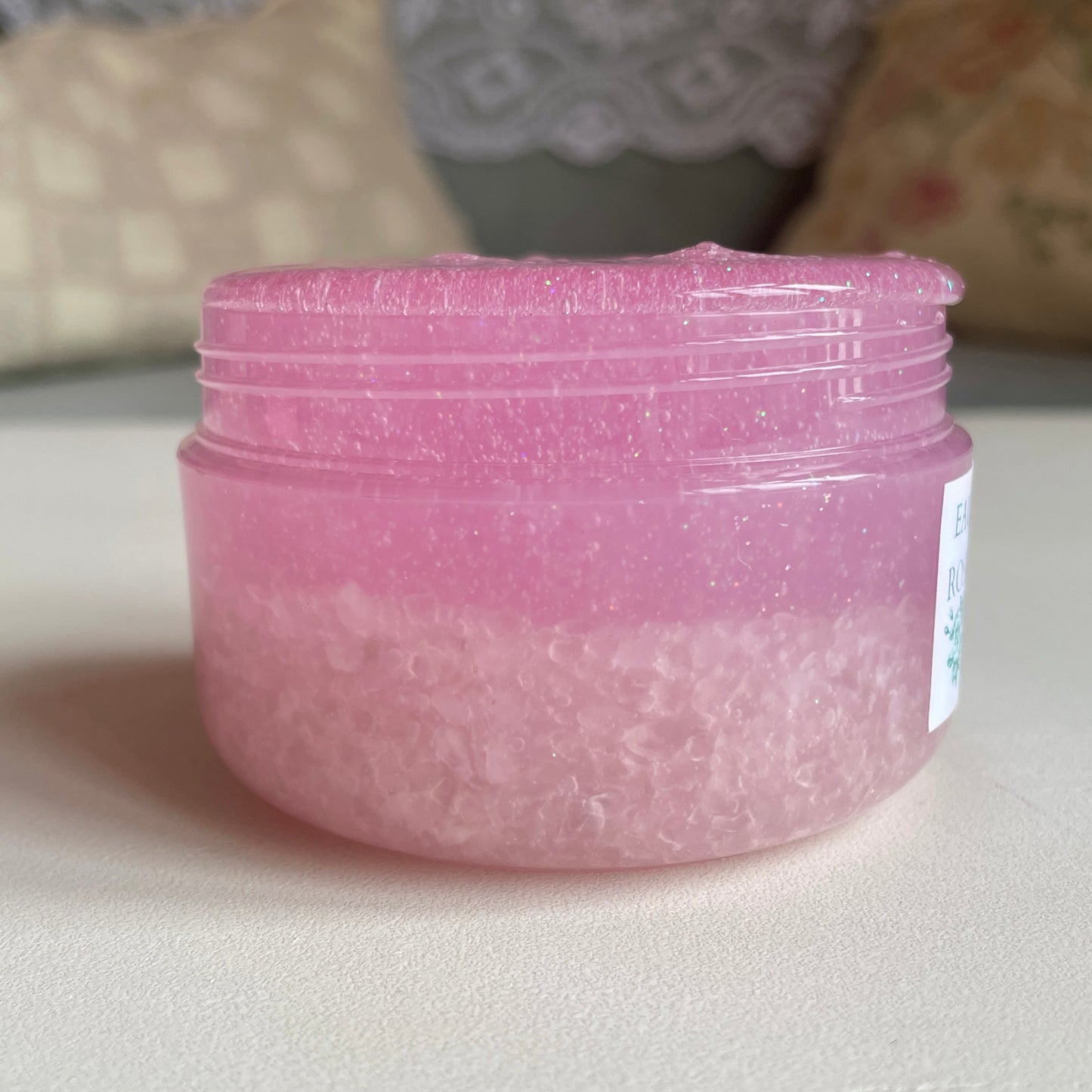 Eau Rose Salt Scrub - Korean clear crunchy + DIY Clay