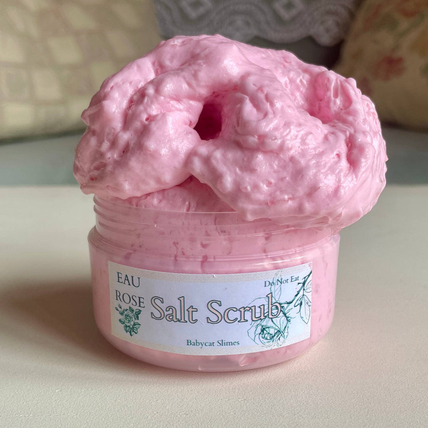 Eau Rose Salt Scrub - Korean clear crunchy + DIY Clay
