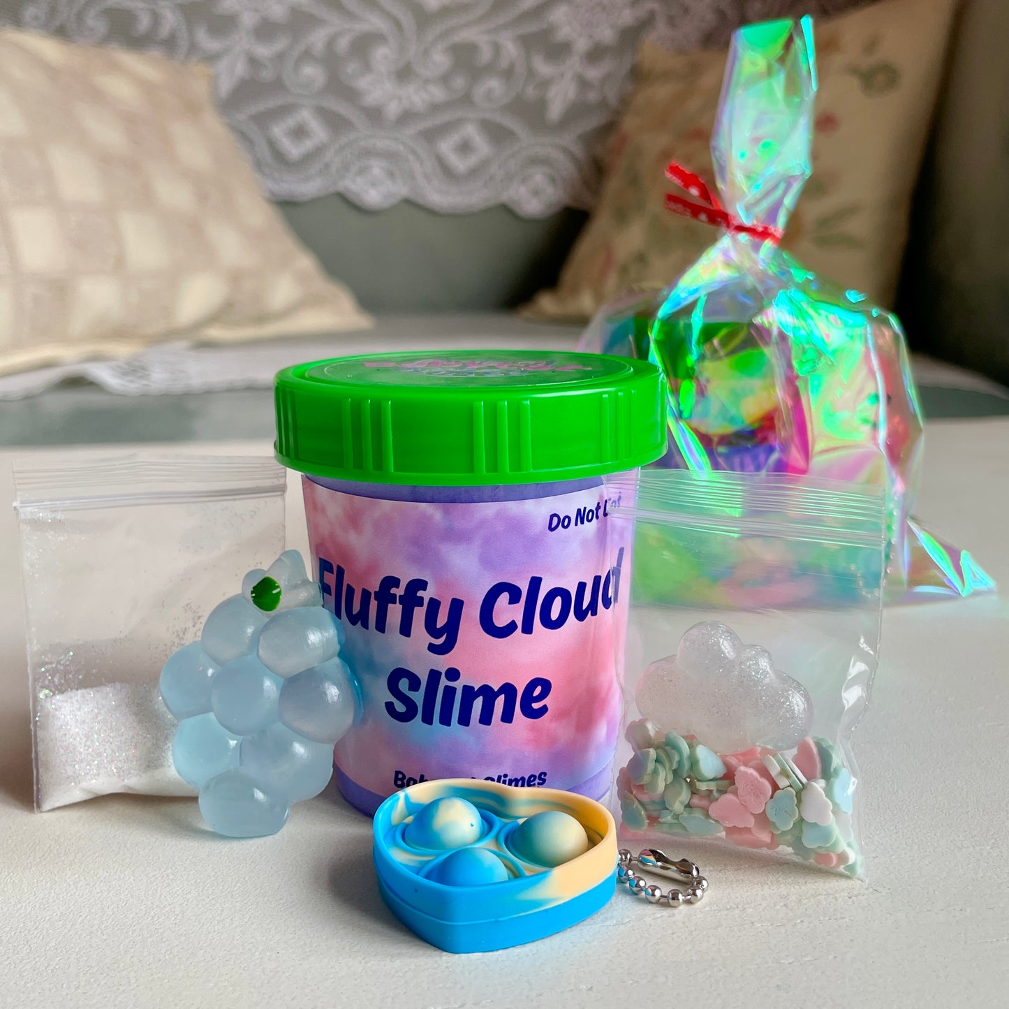 Party favor gift bag - Fluffy Cloud Slime