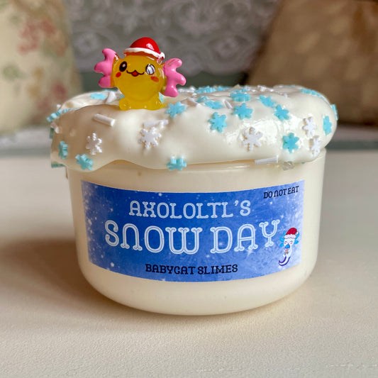 Axolotl's Snow Day - Butter Slime