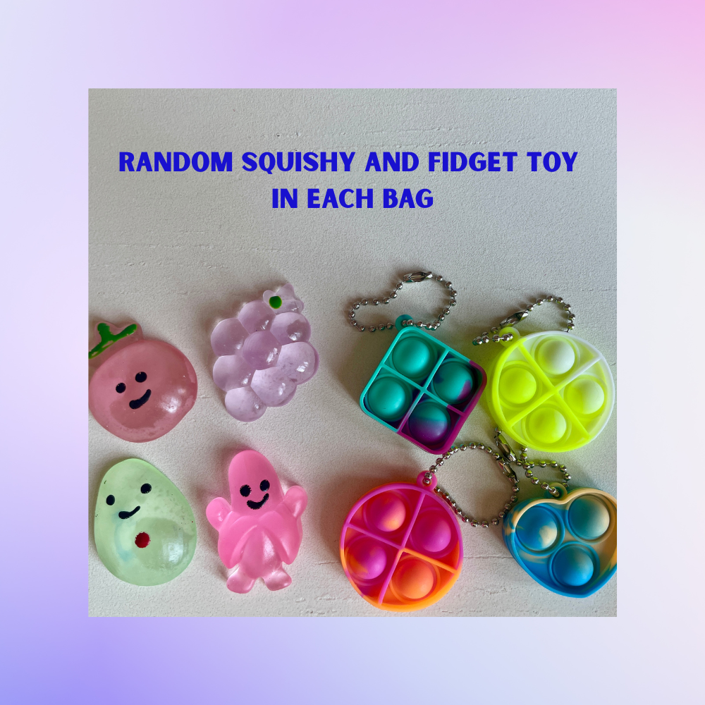 Butter slime party favour gift bag