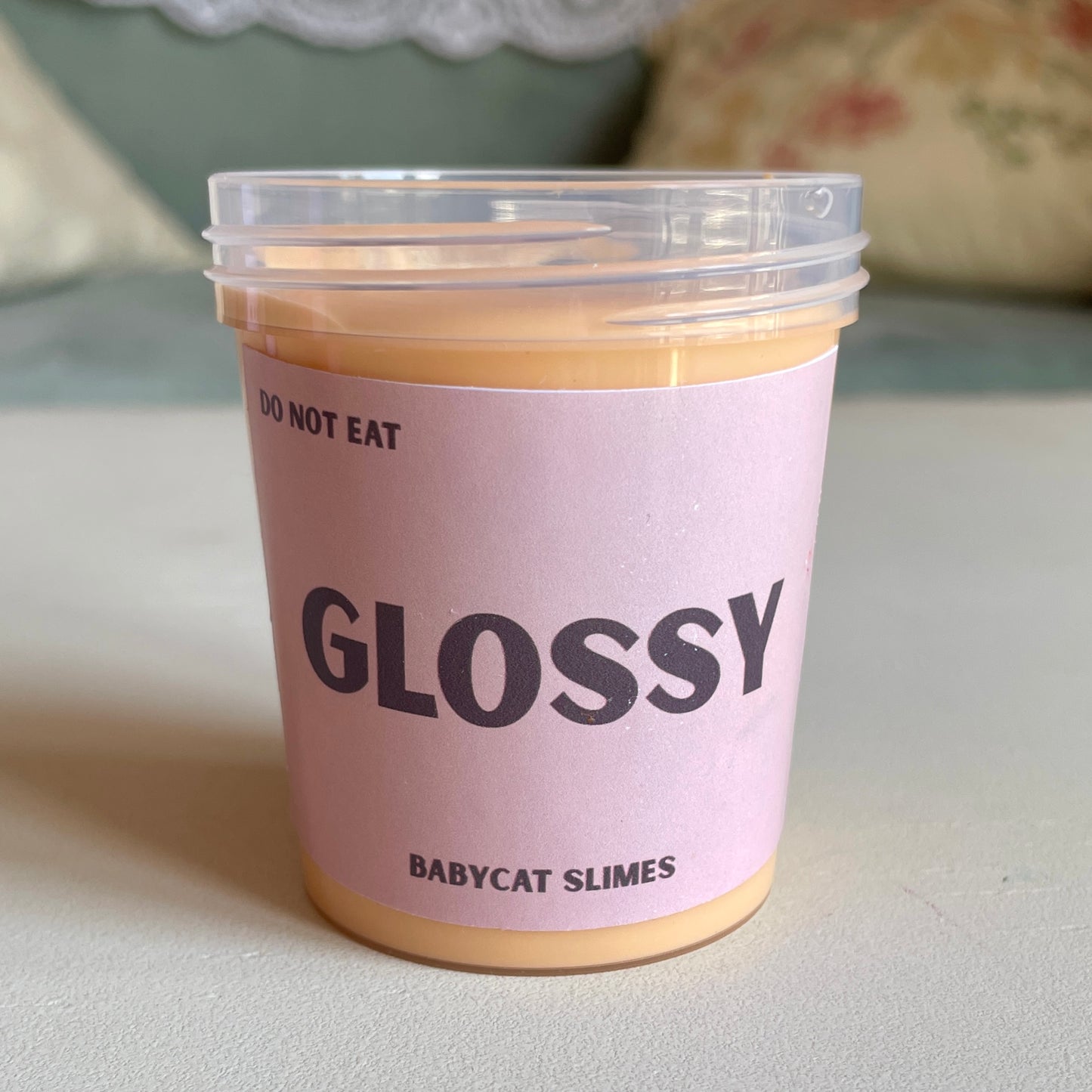 Slime texture 4 sample set - Butter, Glossy, Cloud, and Coated Clear