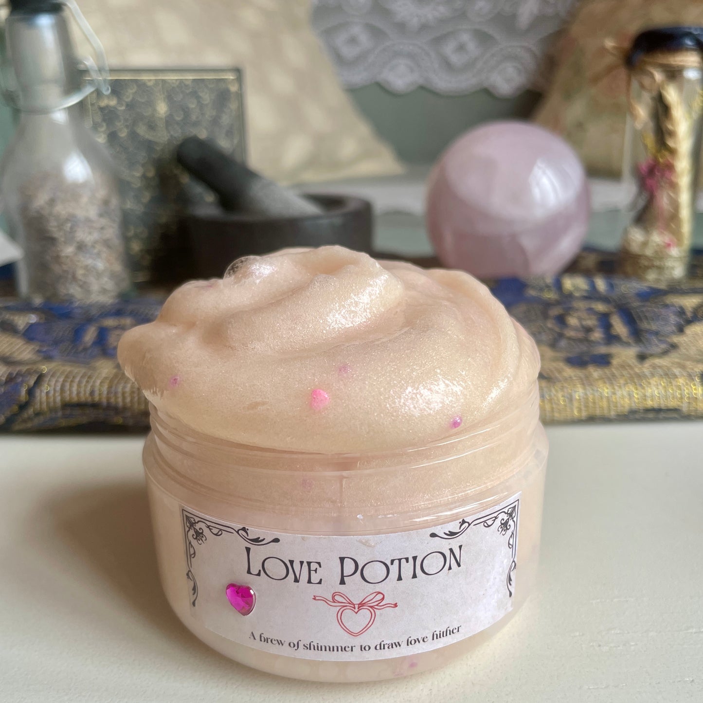 Love Potion - Korean coated clear slime