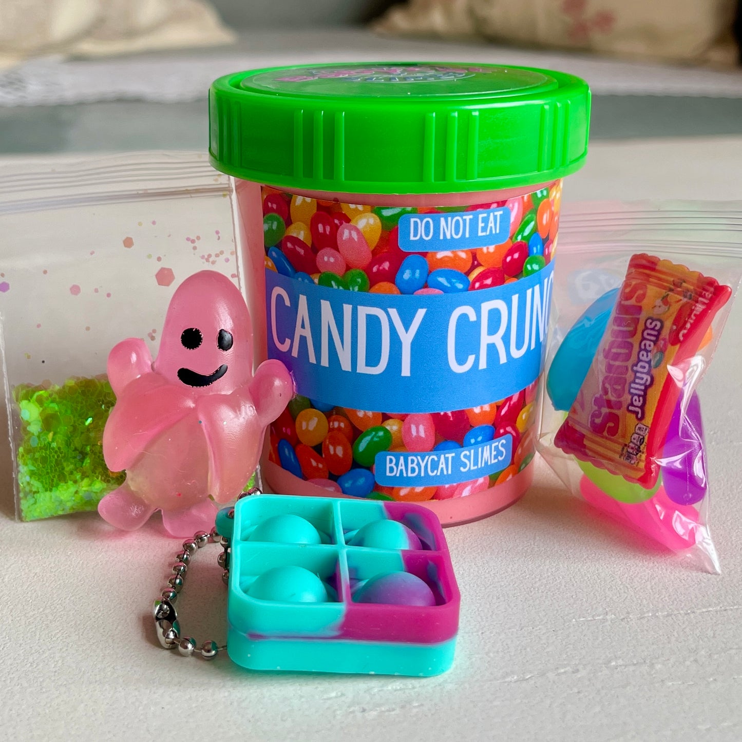 Slime And Fidget Gift Bag, Party Favour "Candy Crunch"