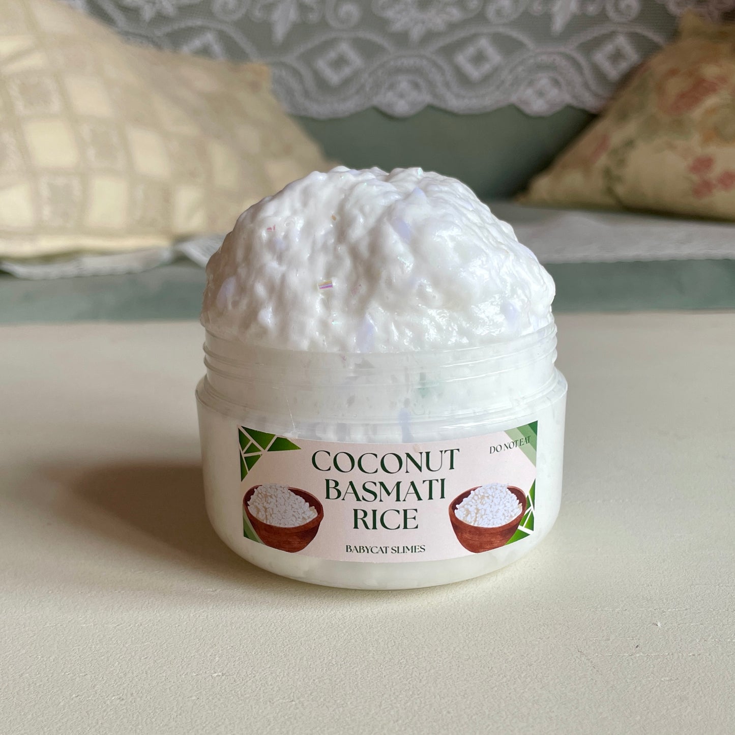 Coconut Basmati Rice - Clear slay slushee bingsu slime