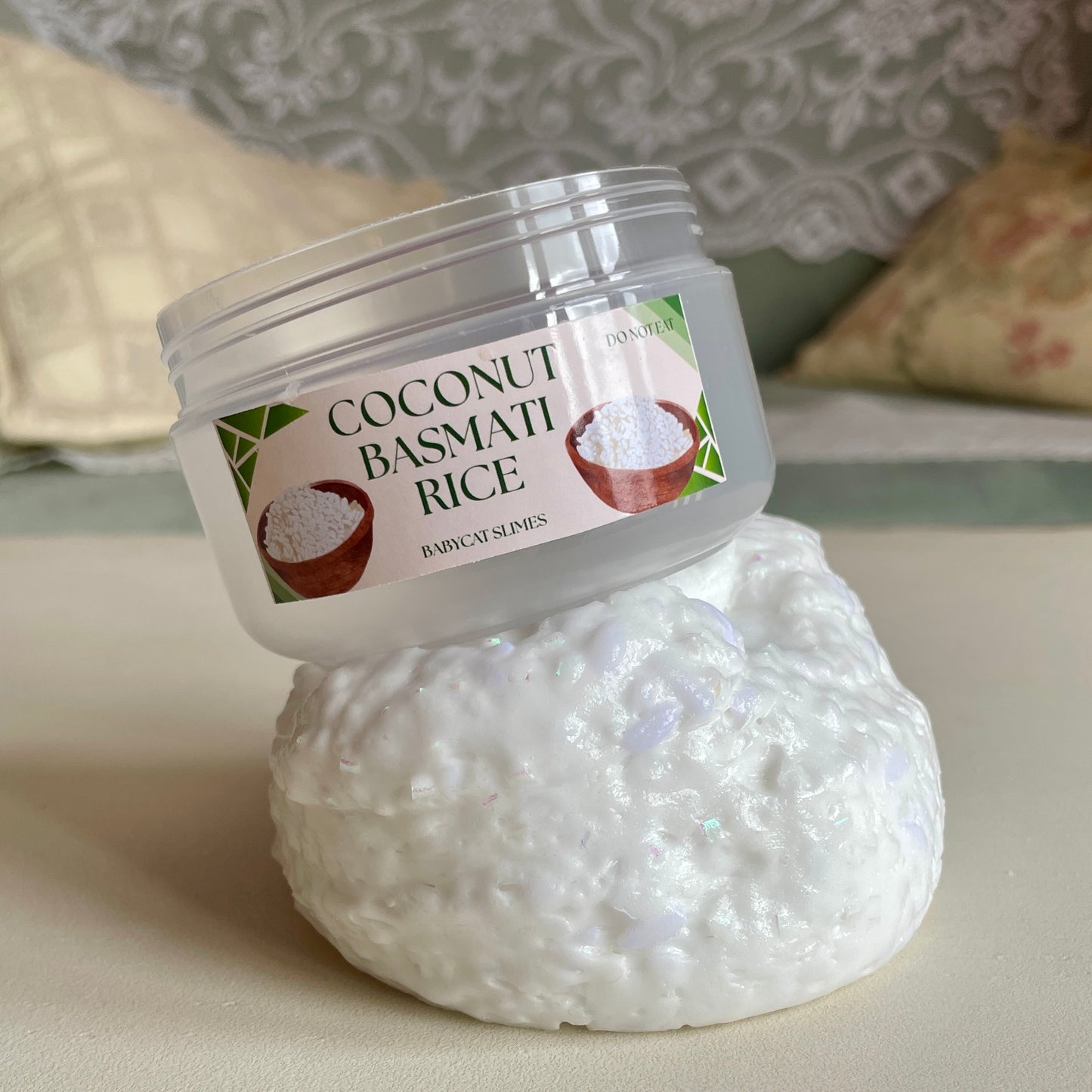 Coconut Basmati Rice - Clear slay slushee bingsu slime