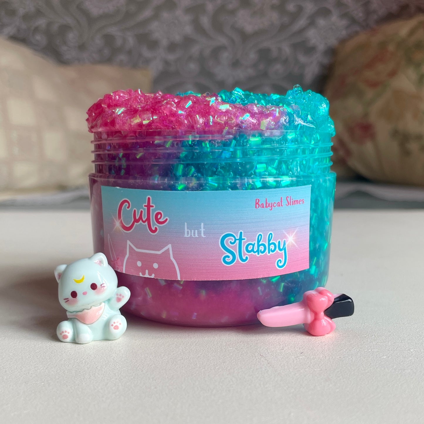 Cute but Stabby - Clear bingsu slime