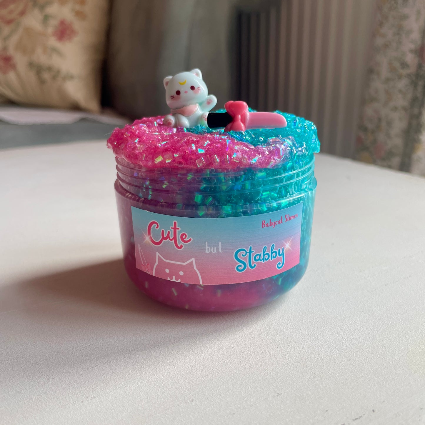 Cute but Stabby - Clear bingsu slime