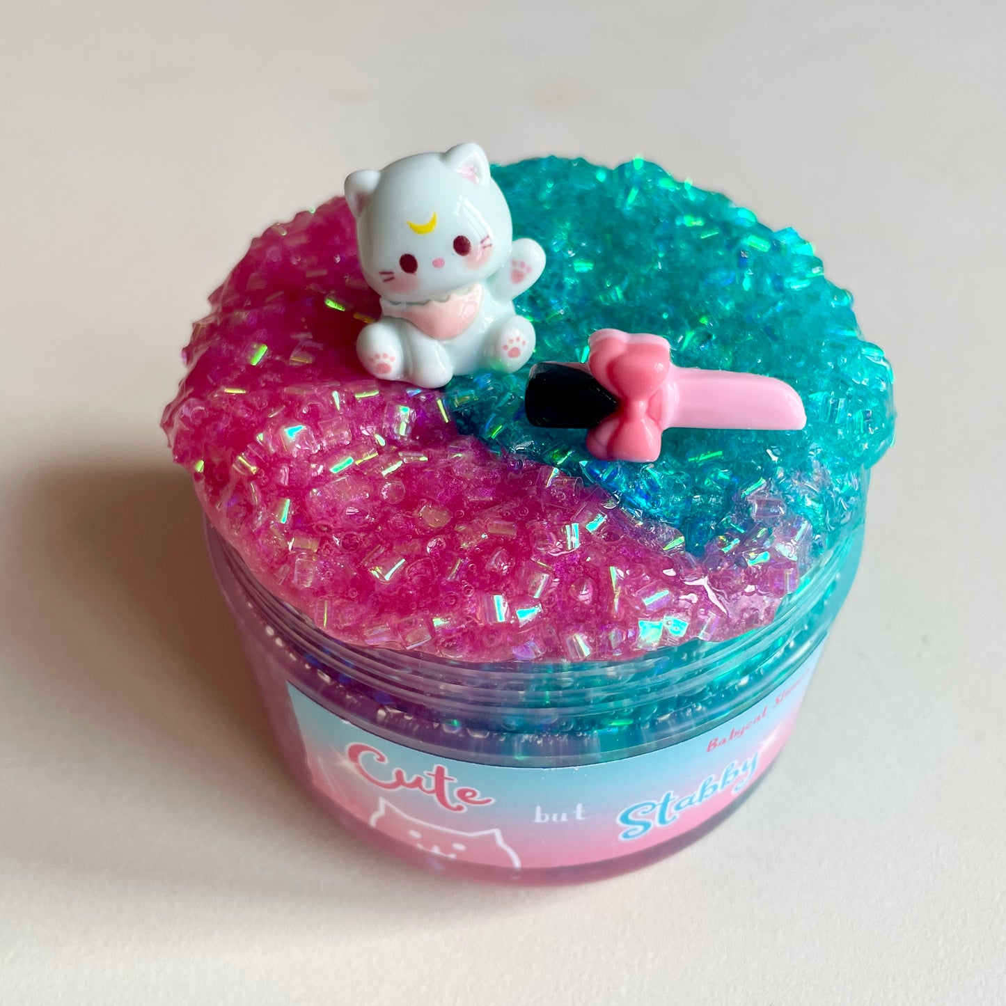 Cute but Stabby - Clear bingsu slime