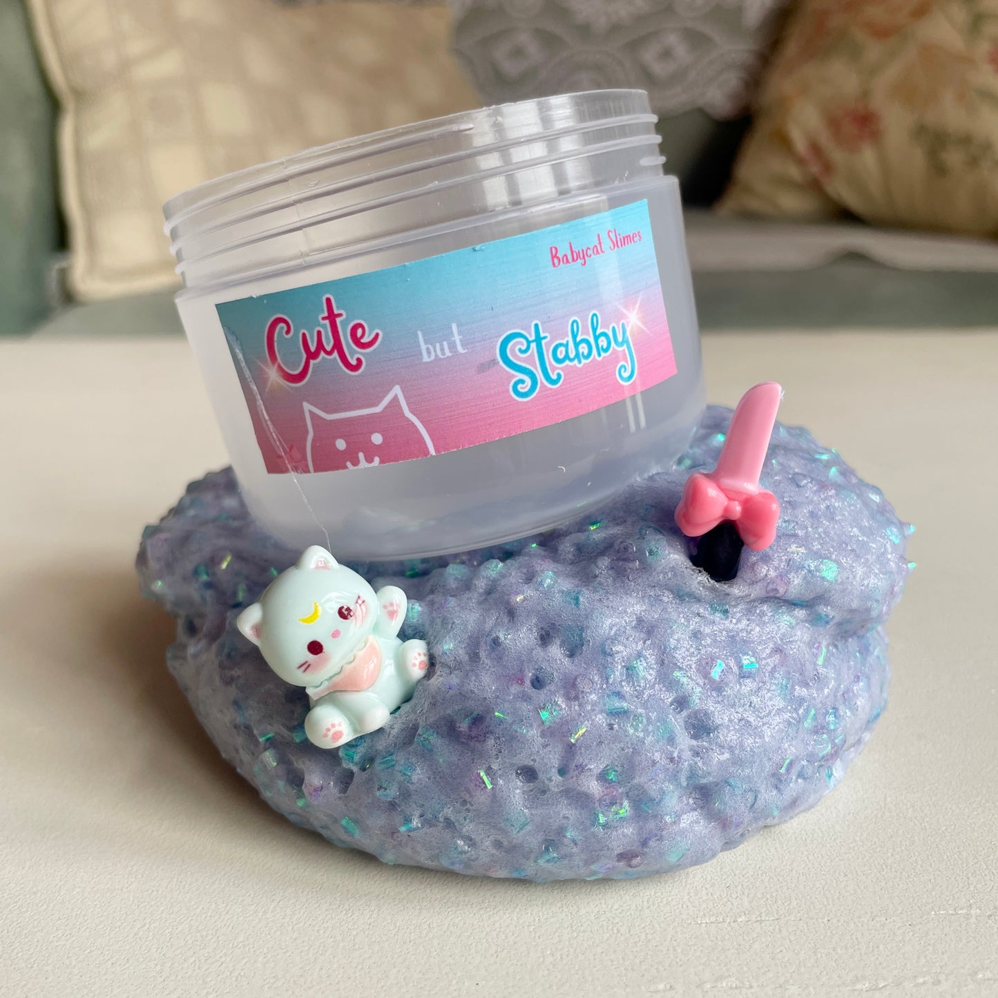 Cute but Stabby - Clear bingsu slime