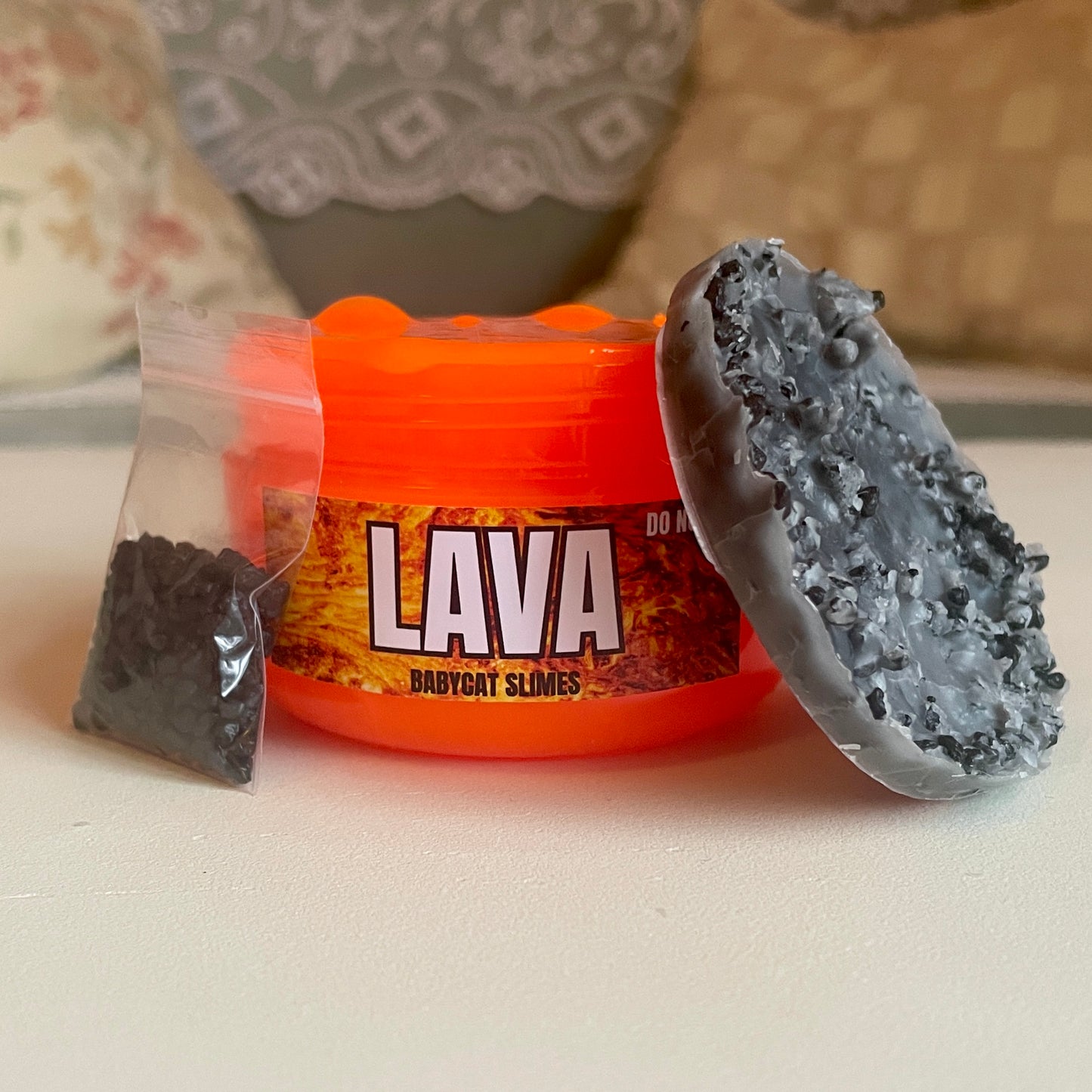 LAVA - Coated Clear with Wax Topper