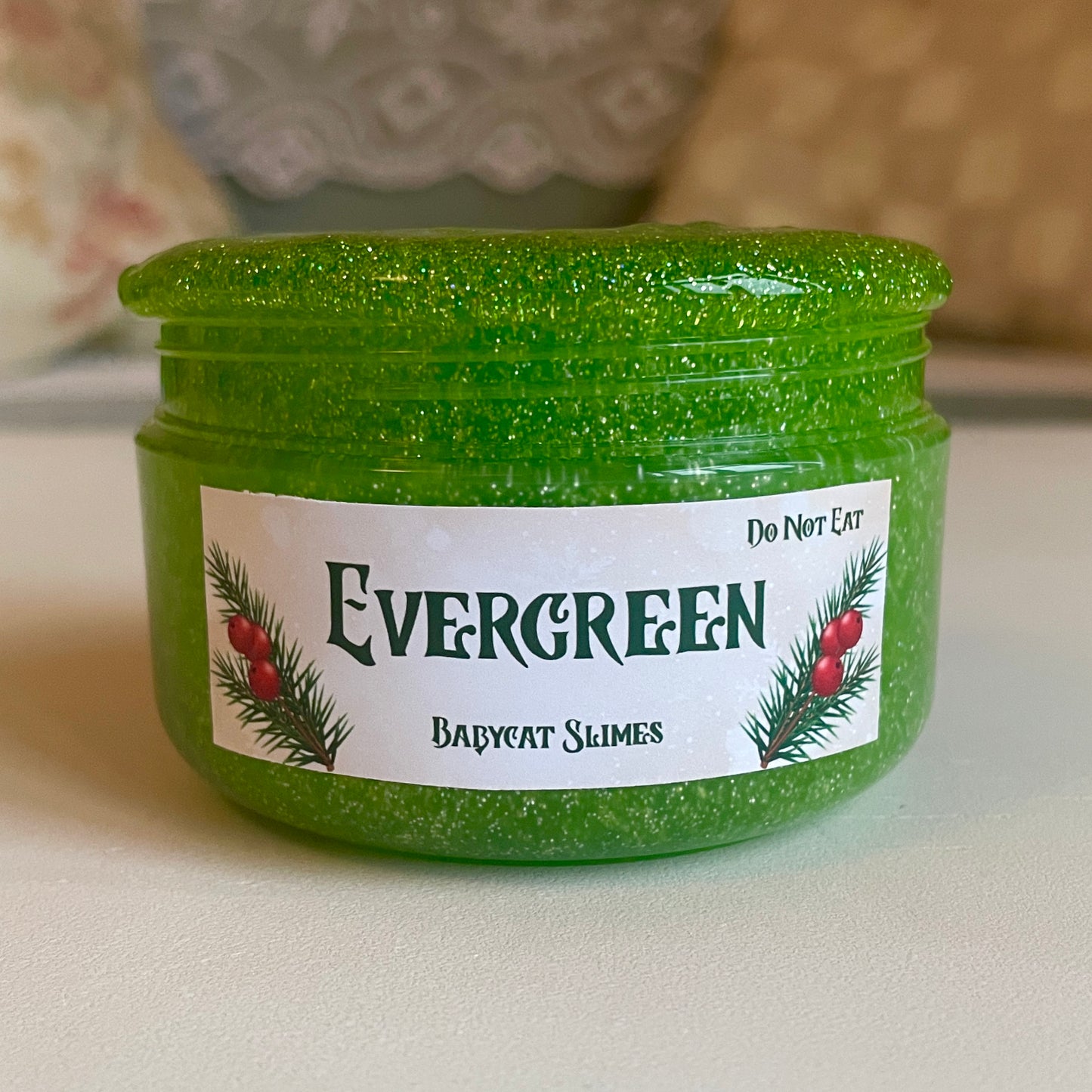 Evergreen - Coated Clear Slime