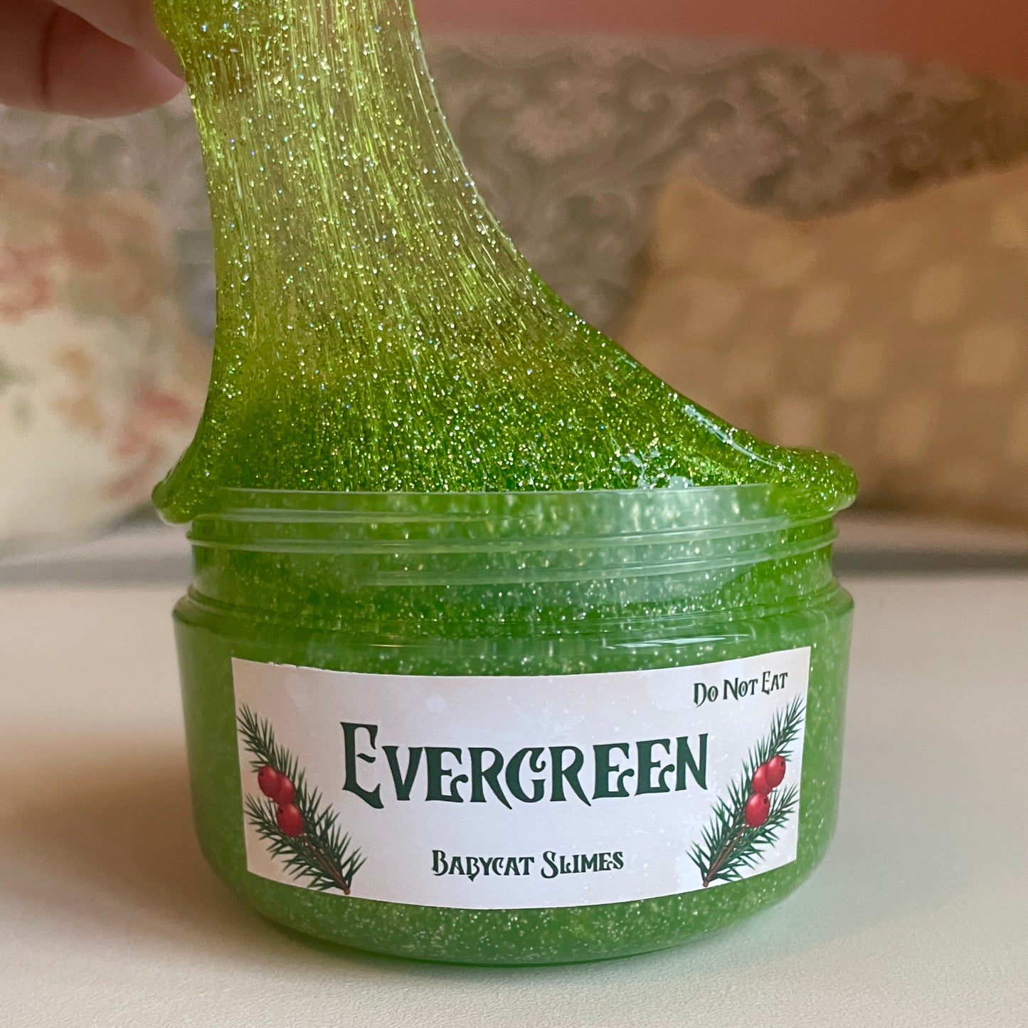 Evergreen - Coated Clear Slime