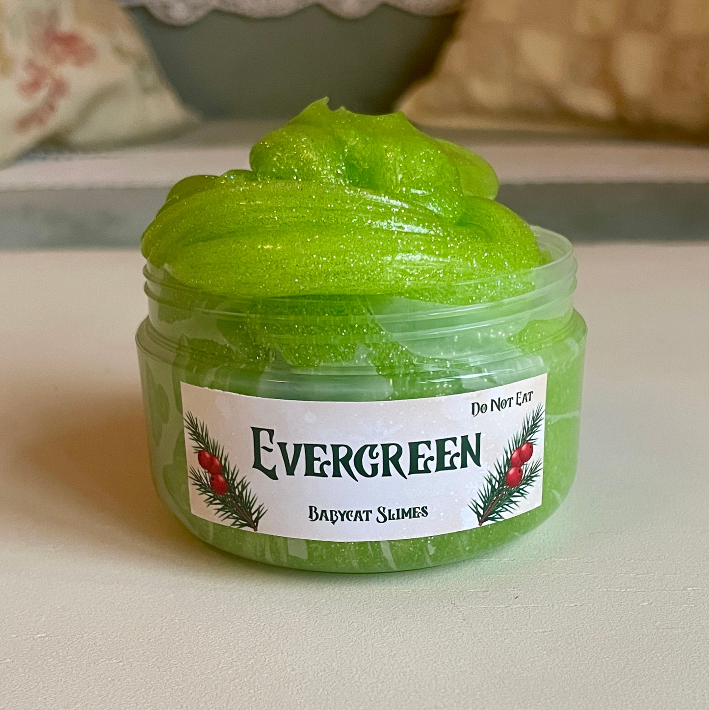 Evergreen - Coated Clear Slime