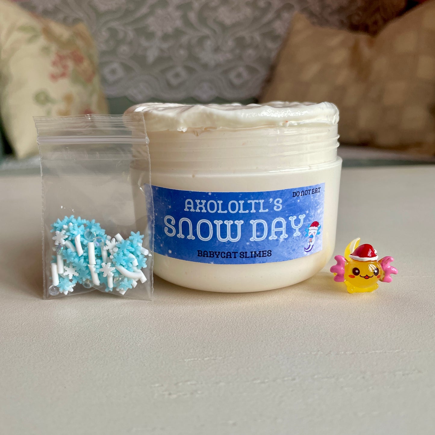 Axolotl's Snow Day - Butter Slime