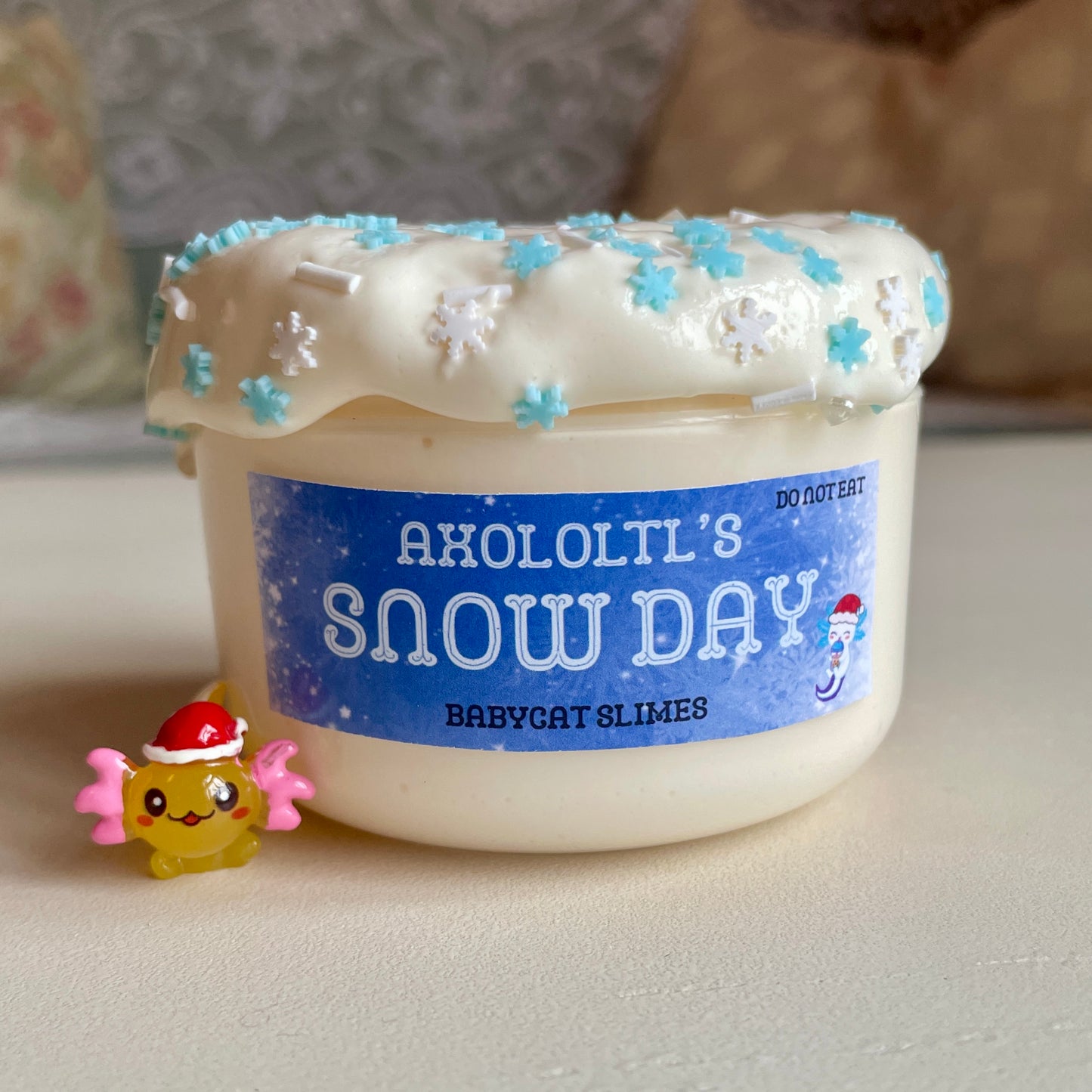 Axolotl's Snow Day - Butter Slime
