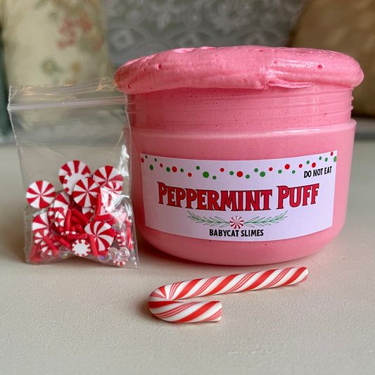 Peppermint Puff - Snowbutter Slime
