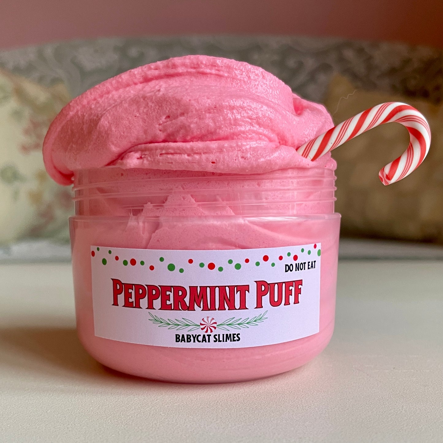Peppermint Puff - Snowbutter Slime