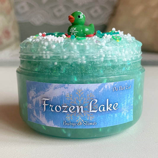 Frozen Lake - Bingsu and Microfloam Clear Slime