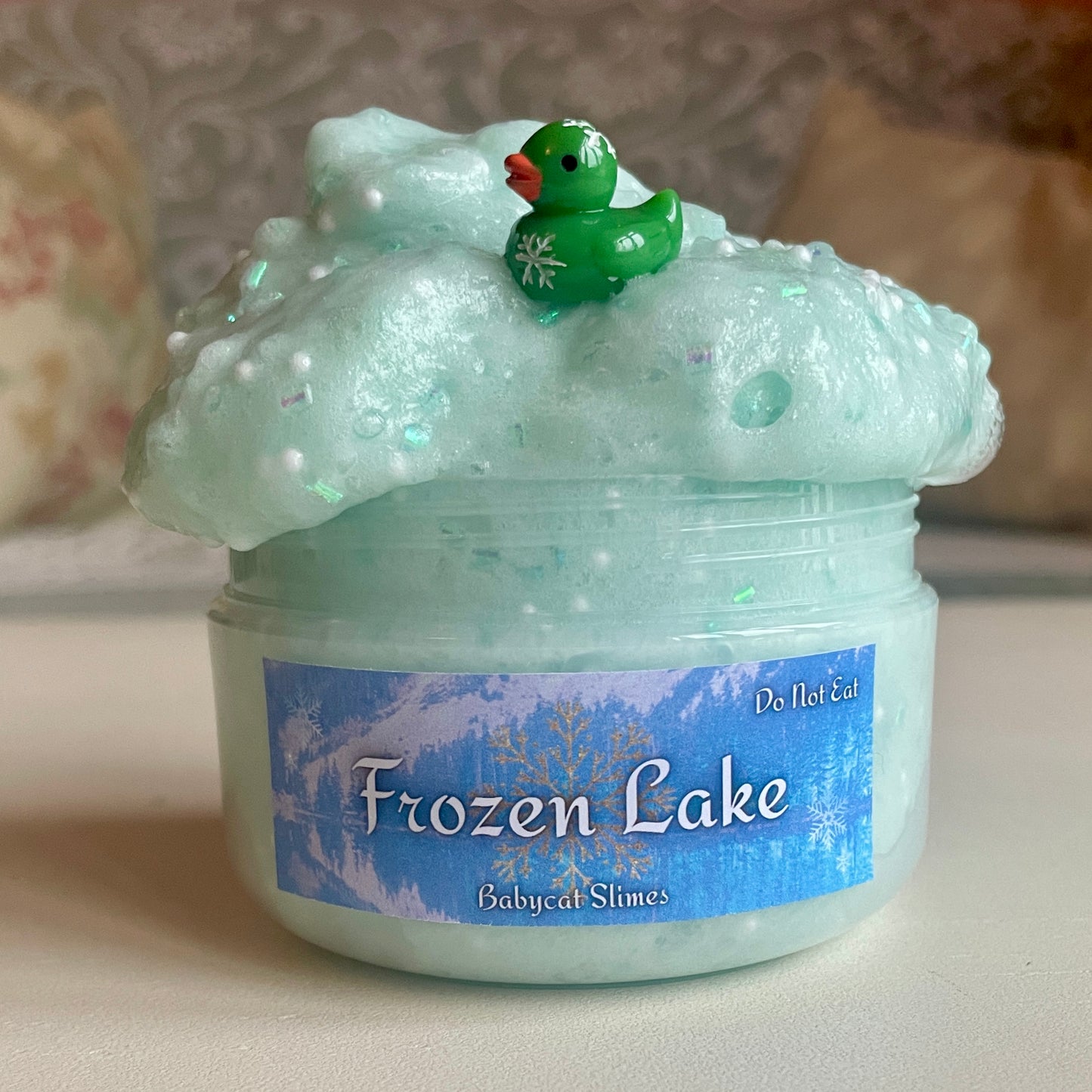Frozen Lake - Bingsu and Microfloam Clear Slime