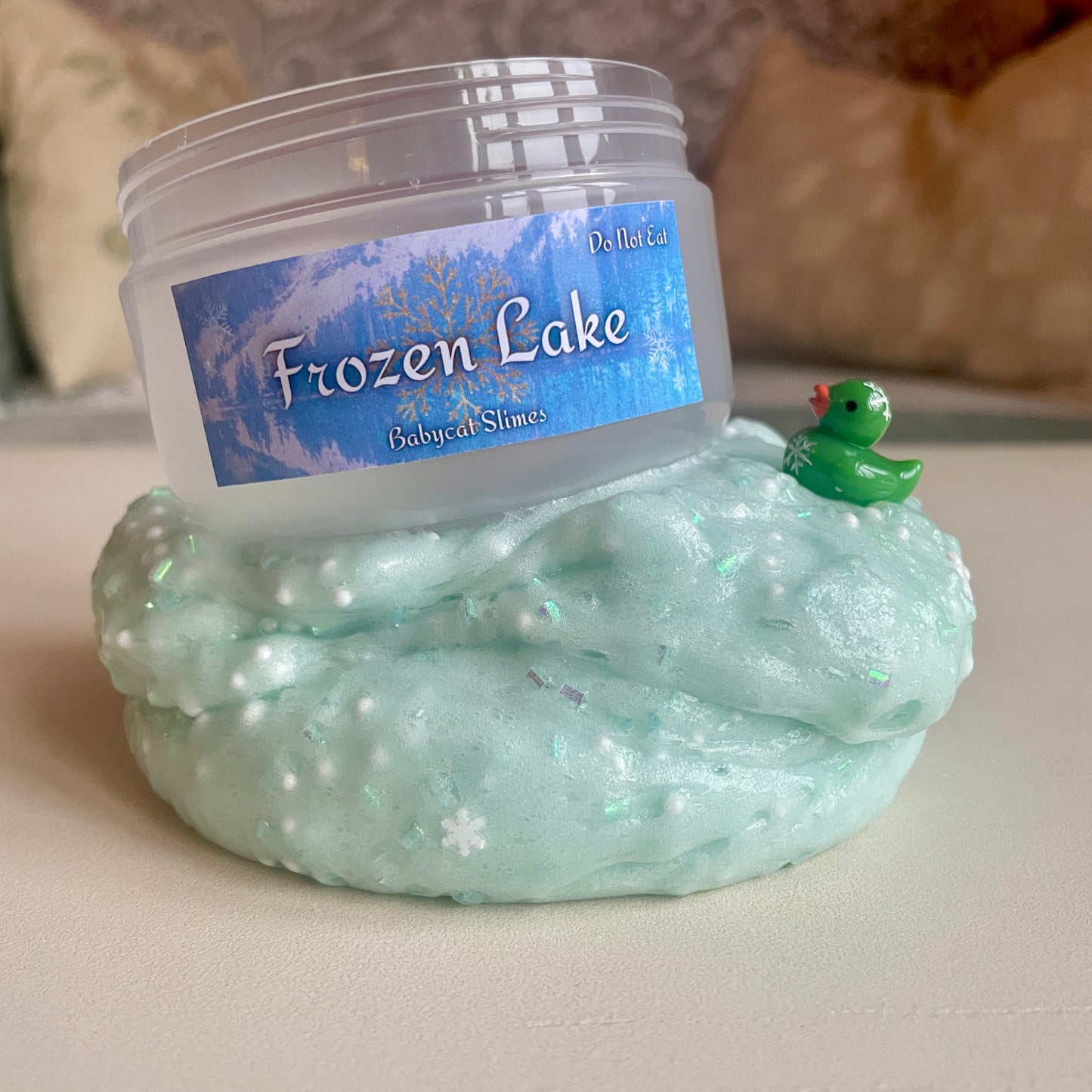 Frozen Lake - Bingsu and Microfloam Clear Slime