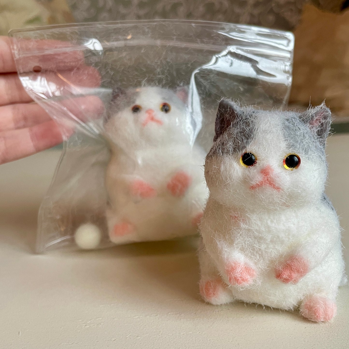 Grey Cat Taba Squishy