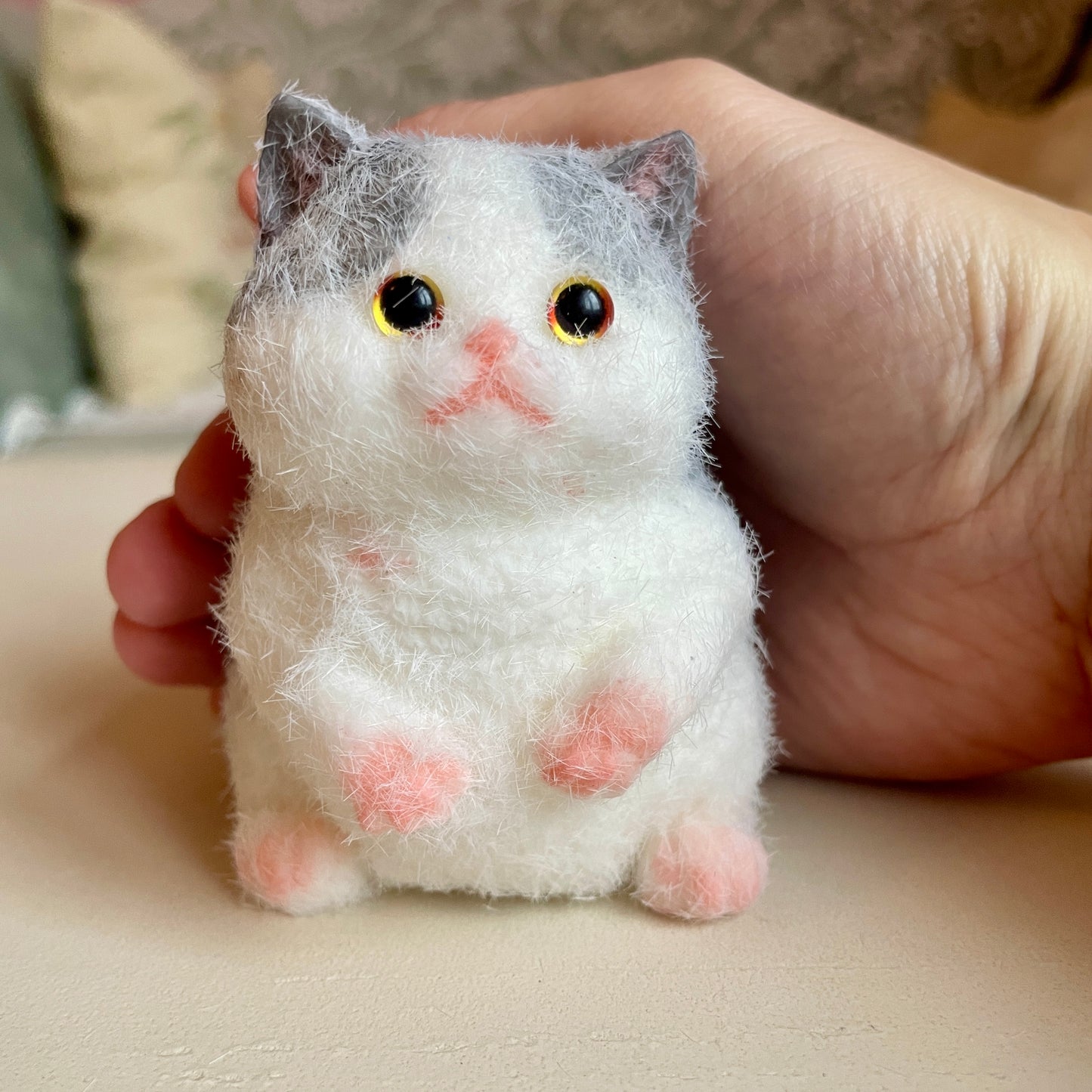 Grey Cat Taba Squishy