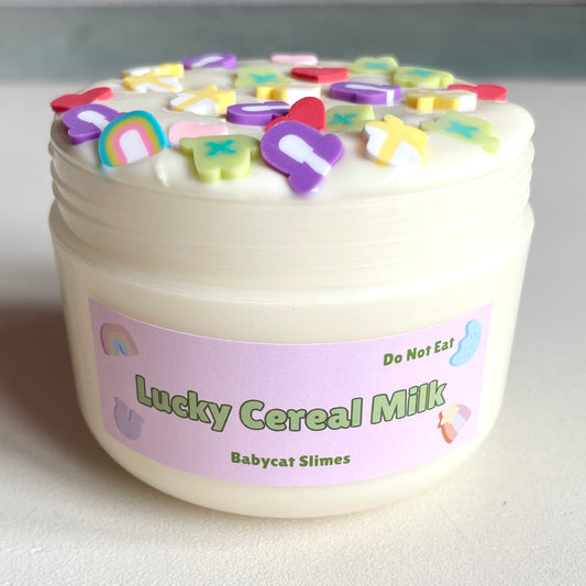 Lucky Cereal Milk - Glossy Slime