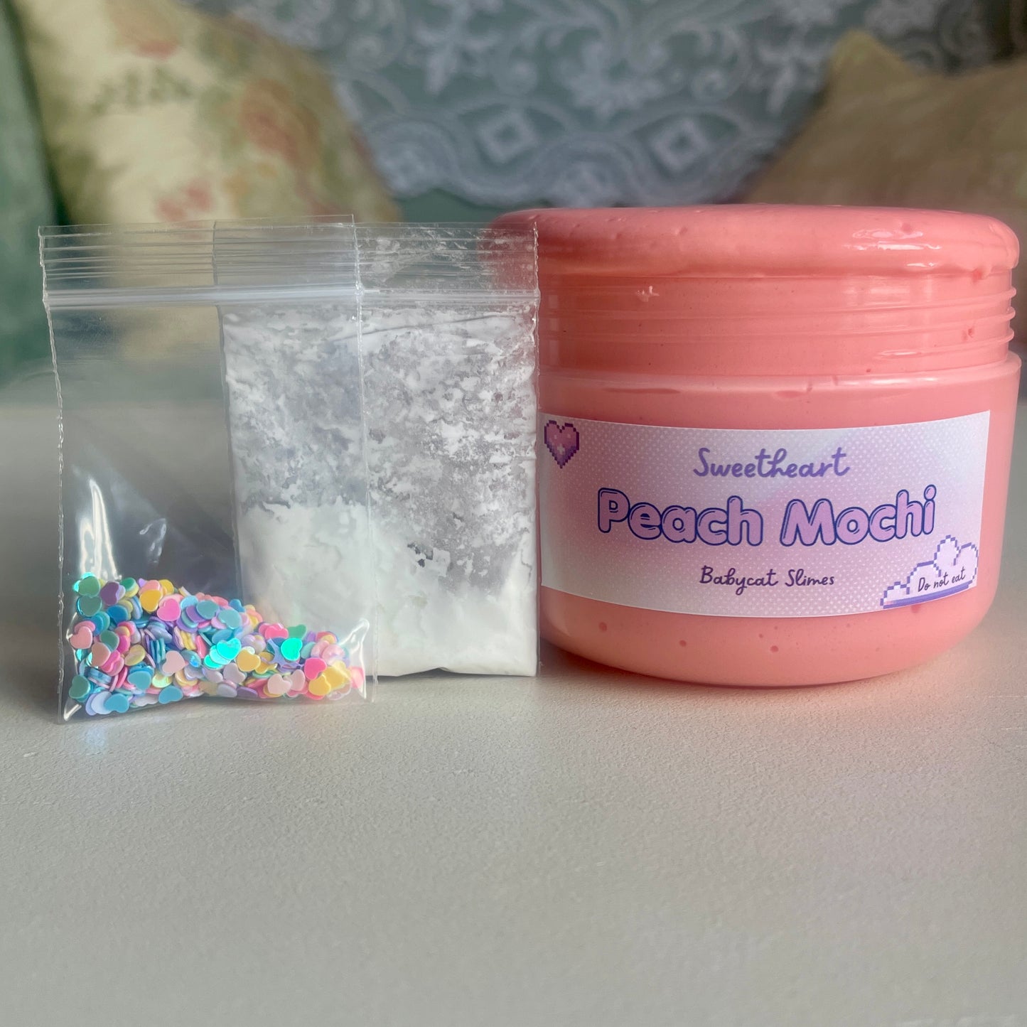 Sweetheart Peach Mochi - Butter Slime