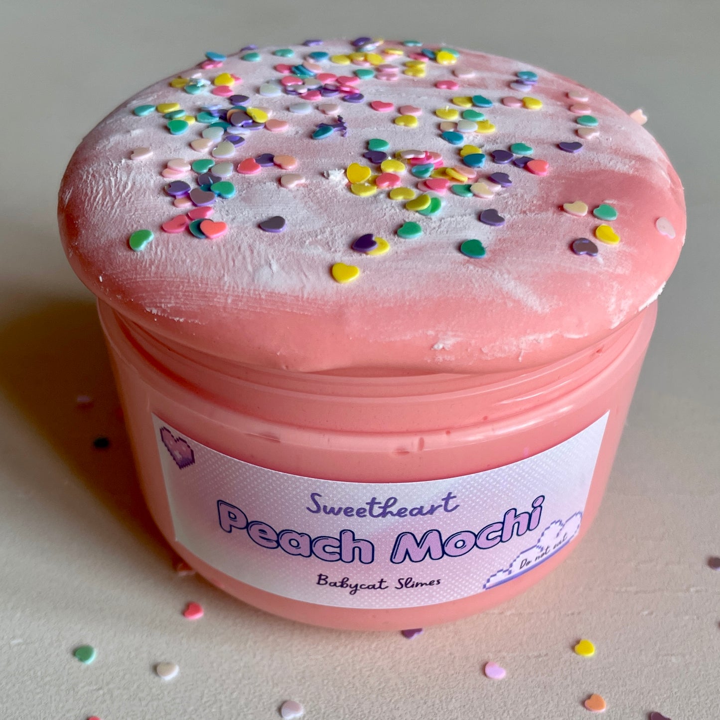 Sweetheart Peach Mochi - Butter Slime